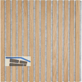 Akustikpaneel Eiche Natur roh / grau