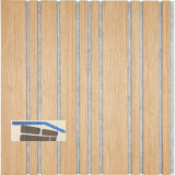 Akustikpaneel Plus Eiche Natur roh / grau