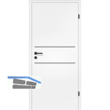 SOLIDO Donau Innent�re CPL Klassik wei� 9016 2 Lisenen schwarz RE TBA 900/2030