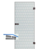 SOLIDO Ganzglast�re Edelstein Gr. Smaragd klar Beschl�ge silber, 871/2013 Rechts