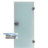 SOLIDO Ganzglast�re Edelstein Brillant wei� Beschl�ge silber, 871/2013 Rechts