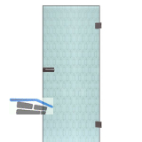 SOLIDO Ganzglast�re Edelstein Gr. Smaragd wei� Beschl�ge silber, 871/2013 Links