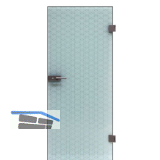 SOLIDO Ganzglast�re Edelstein Brillant wei� Beschl�ge PZ silber, 821/2013 Links