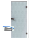 SOLIDO Ganzglast�re Edelstein Diamant wei� Beschl�ge PZ silber, 821/2013 Links