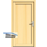 Doors Nebeneingangst�r NET S1, Eiche Rechts