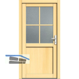 Doors Nebeneingangst�r NET S4, Fichte Rechts