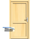 Doors Nebeneingangst�r NET S5, Eiche Rechts