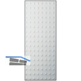 SOLIDO Verglasungsvariante A, ESG - Mastercarre, 1495x555x4 mm