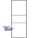 SOLIDO Ganzglas Schiebet�r Industry Black 2, Muschelgriff Bohrung, 720x2100