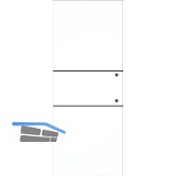 SOLIDO Ganzglas Schiebet�r Industry Black 1, Sto�griff Bohrung, 720x2100