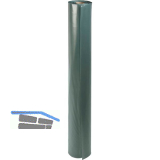 Baufolie PE transparent-tr�b, L�nge 50 m, Breite 2 m, Typ 100