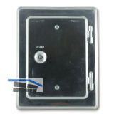 Kamint�r Edelstahl V2A, mit Vierkantverschluss