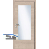 SOLIDO Smart Innent�re CPL Solar Eiche quer 2 Lisenen GL Rechts TBA 750/2030 mm