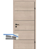 SOLIDO Smart Innent�re CPL Solar Eiche 4 Lisenen schwarz VB LI TBA 950/2030 mm