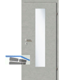 SOLIDO Smart Innent�re CPL Valeur Grau GL EN-M Links TBA 800/2030 mm