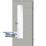 SOLIDO Smart Innent�re CPL Valeur Grau GL EN-S Rechts TBA 950/2030 mm