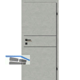 SOLIDO Smart Innent�re CPL Valeur Grau 2 Lisenen schwarz VB LI TBA 1050/2030 mm