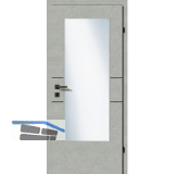 SOLIDO Smart Innent�re CPL Valeur Grau 2 Lisenen schwarz GL LI TBA 750/2030 mm