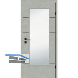 SOLIDO Smart Innent�re CPL Valeur grau 4 Lisenen schwarz GL LI TBA 850/2030 mm