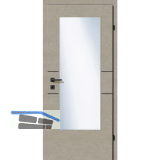 SOLIDO Smart Innent�re CPL Valeur Taupe 2 Lisenen schwarz GL LI TBA 750/2030 mm