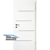 SOLIDO Creativt�re Relief Q wei� lackiert Reliefdekor schwarz VB RE 850/2030