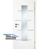 SOLIDO Creativt�re Relief Q wei� lack. Reliefdekor schwarz GL EN-M RE 800/2030