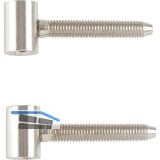 SOLIDO Donau T�rbandfl�gelteil f�r 3-tlg Band, Edelstahloptik