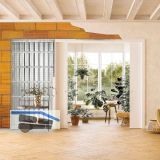 ECLISSE UNICO Schiebet�reinbaukasten Massivwand 2-flg. f�r Ziegel 120, 1200/2000