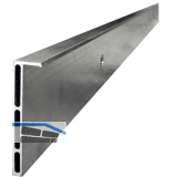 ECLISSE Fl�chenb�ndiger Bodenabschluss Alu-Profil 58mm Massivbau