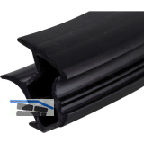 DOMOFERM Zargendichtung C560 FH schwarz, EI30, 6,00 m