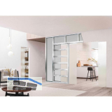 ECLISSE SYNTESIS LINE Schiebet�reinbaukasten Trockenbau 2-flg. 150, 1200/2000