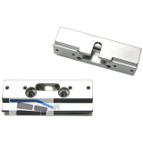 ECLISSE Aluminiumhalter UNICO f�r Ganzglasschiebet�ren bis 100 kg