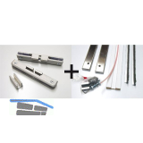 ECLISSE Einbauset SYNTESIS f�r Ganzglasschiebet�rbl�tter bis 80 kg