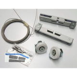 ECLISSE Simultan�ffnungsset UNICO f�r Doppelfl�gel Ganzglasschiebet�ren