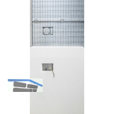 ECLISSE SYNTESIS LUCE Schiebet�reinbaukasten Massivwand 2-flg. 150, 2400/2000