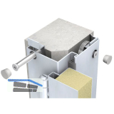 DOMOFERM Stahleckzarge Profil 24 D ohne Bodeneinstand, 1000x2000 mm RE