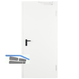 DOMOFERM Prestige UT631 1-flg EI230-C5, Profil 89 D, 800/2000 mm LI