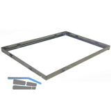 Winkelrahmen f�r Garagenrost Au�enma� 400 x 400 mm, Winkelma� 33/25/2 mm