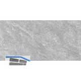 K&R Keramische Terrassenplatte Athos Rock Sky Blue 600x1200x20 mm