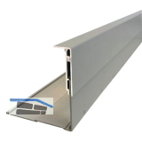 K&R Seitenverblendung variabel f�r Terrassenplatten 106 bis 149 mm L�nge 1900 mm