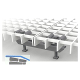 Doppelhalteklammer V f�r Maschenweite 33 x 11 mm