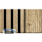 Kosche Akustikpaneel Muster Eiche Amalfi foliert / schwarz