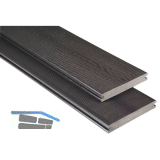 KOVALEX WPC Terrassendiele Vollprofil graubraun unbehandelt, 20x145x5000mm