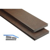 KOVALEX WPC Terrassendiele Vollprofil Kastanie mattiert, 20x145x4000mm