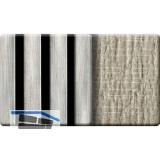 Kosche Akustikpaneel Muster Eiche wei� Verona / schwarz