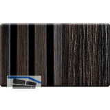 Kosche Akustikpaneel Muster Nussbaum Milano / schwarz