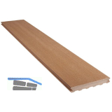 SILVADEC Terrassendiele Elegance glatt Colorado braun, 23x138x4000mm