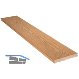 SILVADEC Terrassendiele Elegance struktur Colorado braun, 23x180x4000mm