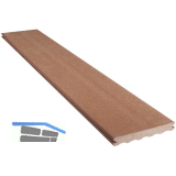 SILVADEC Terrassendiele Elegance glatt Exotic braun, 23x138x6000mm