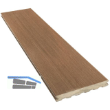 SILVADEC Terrassendiele Atmosphere geb�rstet Rio Braun, 23x138x4000mm